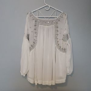 NWOT - FREE PEOPLE MINI DRESS TUNIC BLOUSE